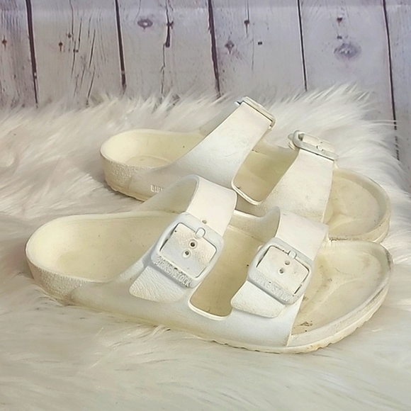 Birkenstock Other - Birkenstock Arizona White Eva Foam Strappy Sandals Youth Size 33 US Size 2-2.5